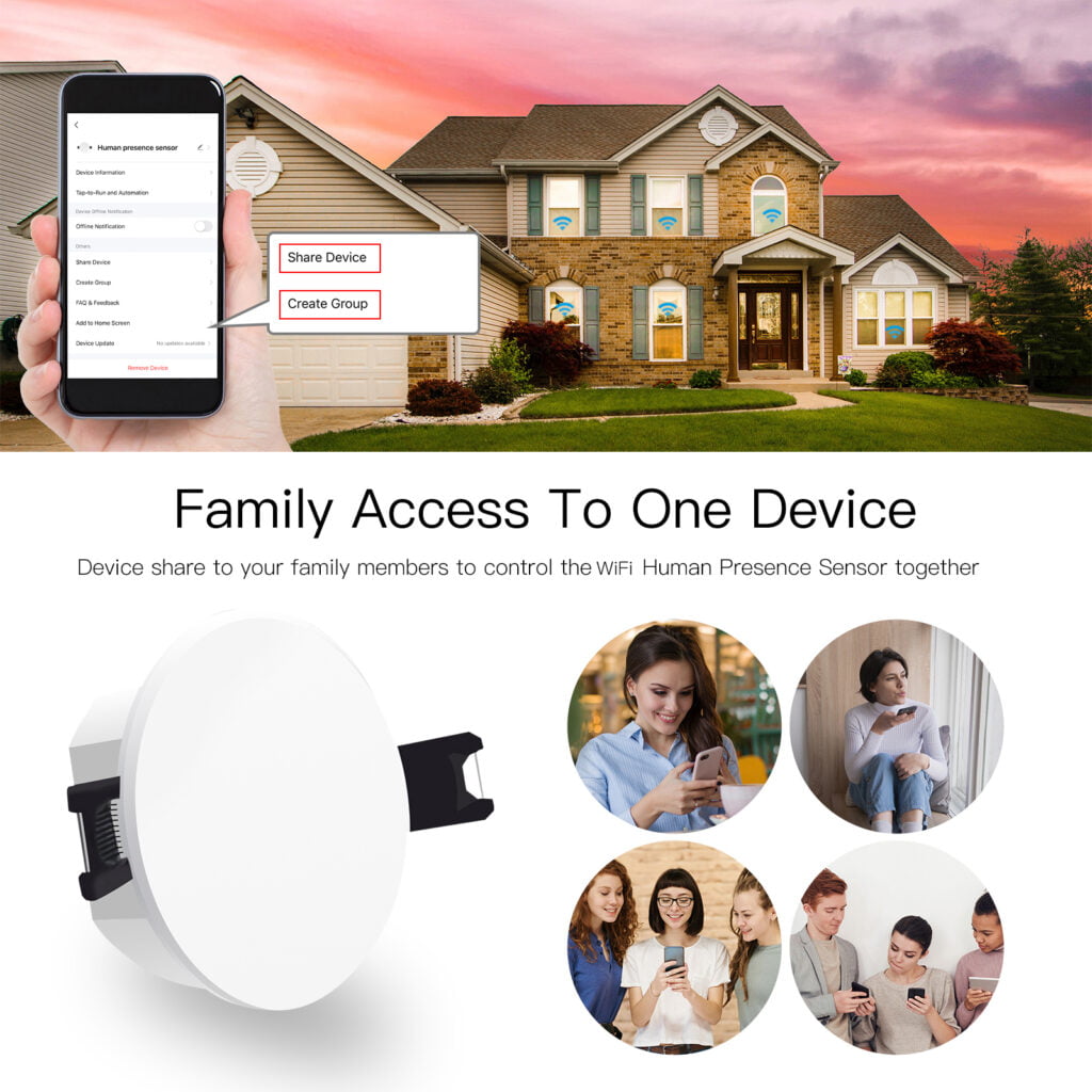 WiFi 5.8GHz mmWave Human Presence Detector