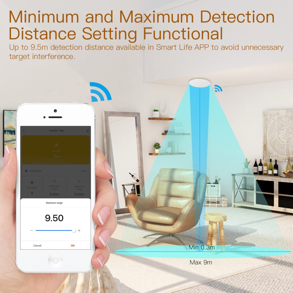 WiFi 5.8GHz mmWave Human Presence Detector