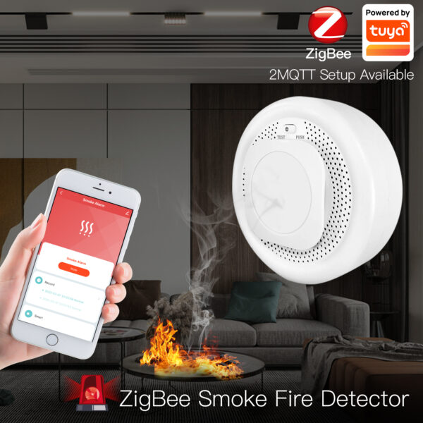 Detector de humo Zigbee