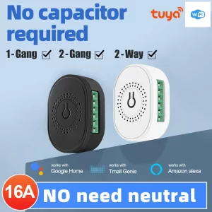 El módulo de conmutación inteligente WiFi no necesita condensador